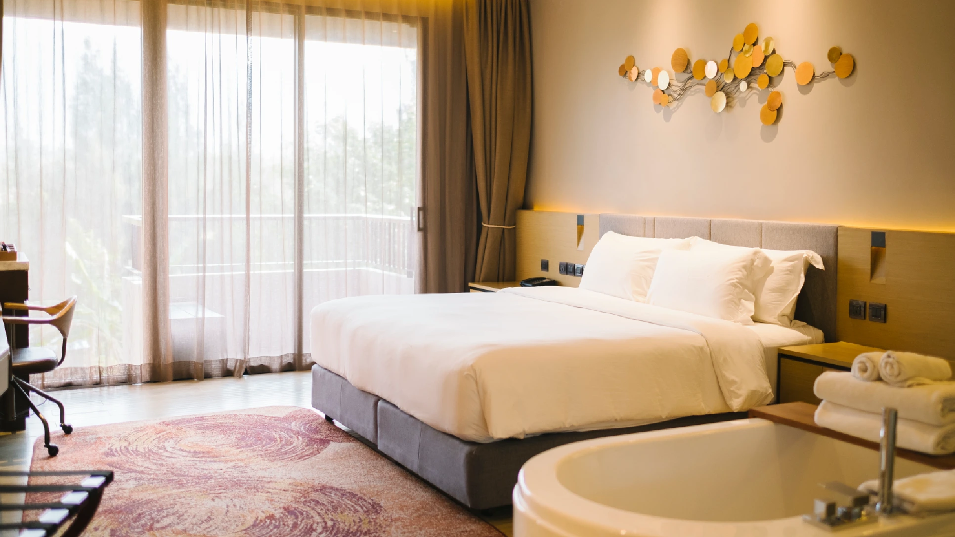 Premium hotel and corporate hospitality environment